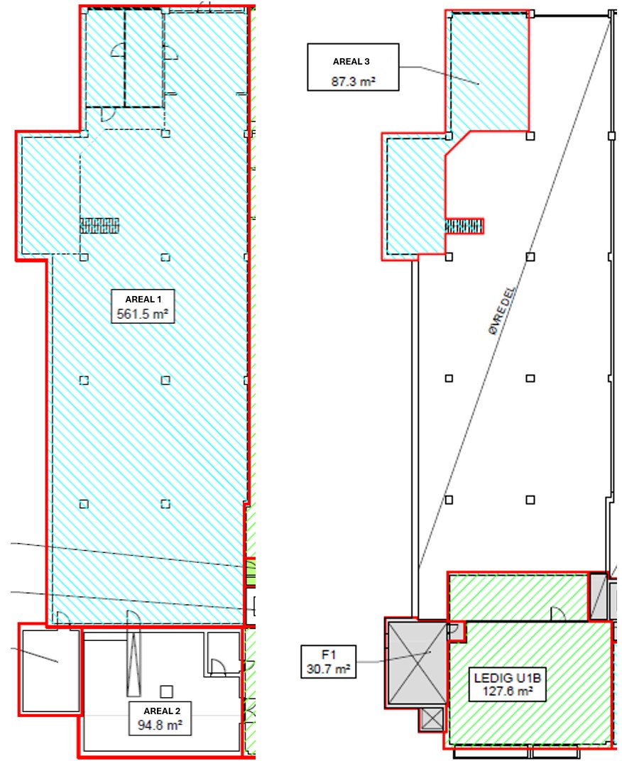Plantegning Seksjon B